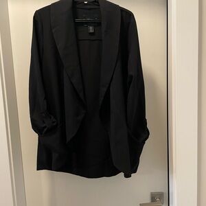 Classic Matteson Black Blazer with Relaxed Silhouette
